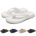 thumbnail image 2 of Men's Flip Flops Comfortable Men Flip Flops Mens Arch Support Flip Flops3 Soft Sole Quick Drying Flip Flops for Men4 Men's Flip Flops4 Non- Shower Room Slippers Flip Flops Mens Adjustable, 2 of 9