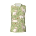 thumbnail image 6 of Picia Cute Rabbit And Flower mens Cotton Tank Undershirts , Moisture-wicking Ribbed Tanks, Lightweight Cotton Tank Undershirts-Large, 6 of 8