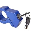thumbnail image 2 of Cerradura antirrobo para manillar de moto empuñadura de acelerador bocina portátil azul Hugtrwg Para estrenar, 2 of 3
