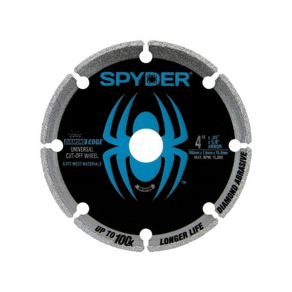Spyder Diamond Bite™ 4-Inch Diamond Cut-Off Wheel 14004