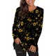 thumbnail image 1 of Tops de Mujer Camisas de Manga Larga Moda de Otoño Blusa de Camiseta Informal Con Estampado de Cuello Redondo Odeerbi ODB149196, 1 of 5