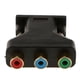 thumbnail image 4 of 3- VGA 15 Adaptador de Enchufe Ames RGB RsVsBs YPbPr Compatibilidad de Video Computadora Conectada Lapptop Home Theater TV DVD RGB Soledad Adaptador RCA a VGA, 4 of 5