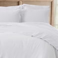 thumbnail image 2 of Great Bay Home Cotton Percale Crisp and Cool 4-Piece Sheet Set (Twin, White), 2 of 8