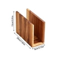 thumbnail image 3 of Leeye Cutting Board Stand, Wooden Board Holder Rack for Countertop, Bamboo Cutting Board Storage Organizer for Kitchen Counter, 3 of 4