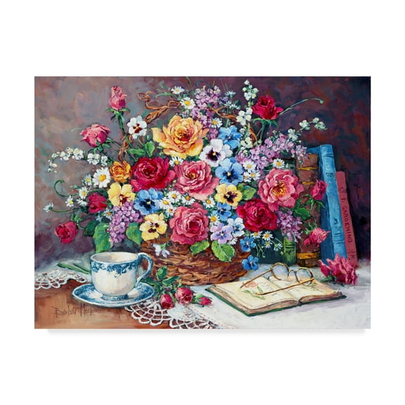 Trademark Fine Art 'Garden Reverie' Canvas Art by Barbara Mock