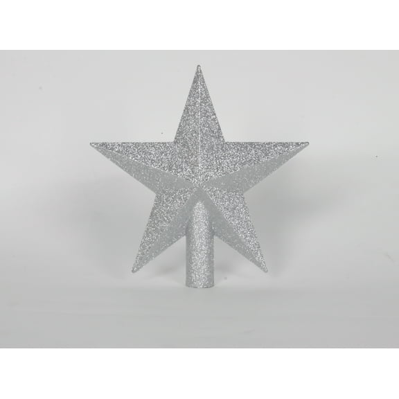 9" Silver Star Tree Topper