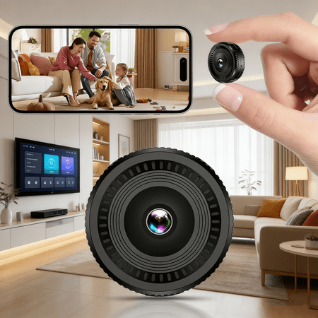 Smart Home Security Wireless HD 1080p Mini Camera Night Vision Wireless Network Monitoring Wide-angle Mini camera