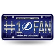 Tampa Bay NHL Lightning #1 Fan Metal License Plate Auto tag