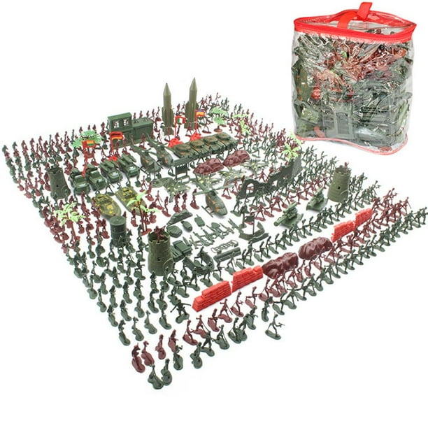 Mini Soldado Hombres Juguete Soldado Playset Con Accesorios Mini Soldado Modelo Juguetes Figuras De Acción Para Niños Adultos 519 Piezas Serendint FN006414-00