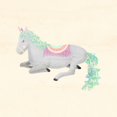 thumbnail image 3 of Noonday Design 20x20 Black Modern Framed Museum Art Print Titled - Unicorn Pastel IV, 3 of 5