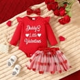 thumbnail image 2 of Pimfylm Baby Girl Clothes Fall Winter Outfits,Toddler Girls Clothes 2T 3T 4T 5T 6T Ribbed Baby Kids Girl Denim Outfits Long Sleeve Tops Love Hearts Jeans Pants, 2 of 9
