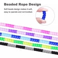 thumbnail image 4 of Soft Beaded Jump Rope Adjustable Segmented Fitness Skipping Rope For Men Women, 4 of 4