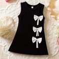 thumbnail image 2 of JAJAHO Summer Dresses Girls Toddler Baby Sleeveless Mini Dress Bow A Line Party Gown Wedding Celebration 9M-3Y Trendy Dresses, 2 of 9
