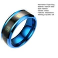 thumbnail image 7 of Ziurtnc Titanium Steel Wedding Band Sense Body Temperature Ring Intelligent Temperature Sensing Ring Men Women Ring, 7 of 7