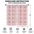 thumbnail image 2 of Blackout Kids Curtains,Pink Cow Milk Pattern Childrens Insulated Curtains Set Of 2,Bedroom Essentials,Toddler Room Decor 42x84in(106x213cm), 2 of 5