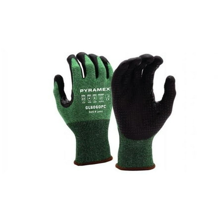 

Pyramex Safety Products GL606DPCS Pyramex Safety-sandynitrile 13g Hppe Hivis Org A6 Cut-m Sold 12/pkg