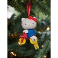 thumbnail image 2 of Ornament Hello Kitty Riding Bicycle 3” Figure Figurine Dangler Holiday Charm, 2 of 3