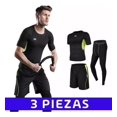 thumbnail image 2 of Short Suelto + Licra + Playera De Compresión Conjunto Gym 3p, 2 of 8