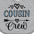 thumbnail image 4 of Inktastic Cousin Crew Girls Baby Bib, 4 of 4
