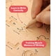 thumbnail image 2 of Juguete de aprendizaje del alfabeto de madera inspirado en Montessori para niños de 3 a 5 años: mejora las habilidades motoras finas y la práctica temprana de la escritura Tablero de, 2 of 4