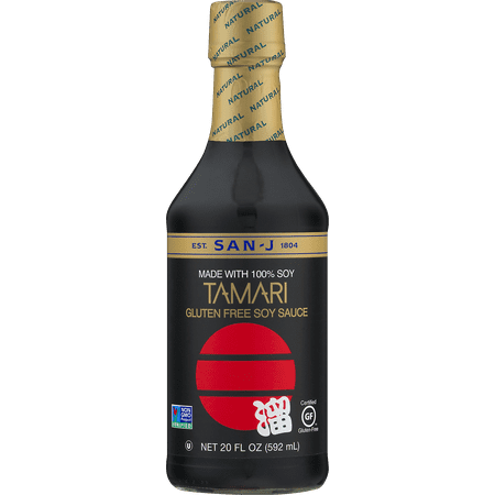 San-J Tamari Gluten Free Soy Sauce, 20 Fl Oz