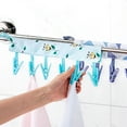 thumbnail image 4 of Openpig Cloth Hanger Socks Drying Racks Multifunction Portable Travel Supplies Foldable Cloth Hanger Clips, 4 of 5