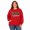 Red/Merry, variant on DEXIO Women Plus Size Merry Christmas Shirt Plaid Leopard Tree Shirt Oversized Xmas Casual Holiday Long Sleeve Tee Top, Red,5X