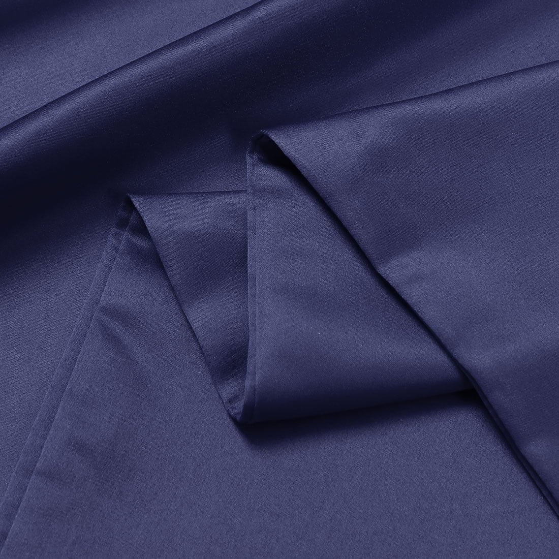 Unique Bargains Luxury Silky Satin Body Pillow Case Navy 20" x 48"