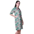 thumbnail image 4 of Moomaya Maternity Summer Clothe Printed Womens Nightgowns Cotton Sleepwear-S-XXL, 4 of 6