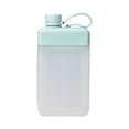 thumbnail image 3 of CSChome Bouilloire de Sport 450ml Bouteille de Sport Résistante à la Chaleur, Étanche, Anti-Chute, Transparente, Créative, Carrée, Plate, pour Sports Extérieurs, 3 of 7