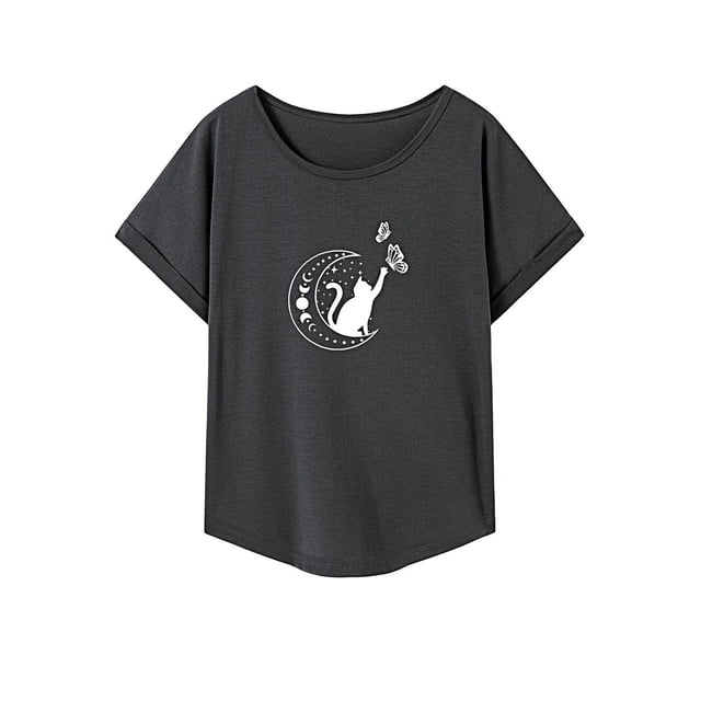 Camiseta para mujer Fernando deportiva de verano M con cuello redondo