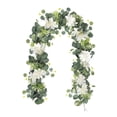thumbnail image 4 of Ratán de 6 pies para decoración del hogar Ornamento colgante de pared Garland de guirnaldas de eucalipto artificial para porches de puerta en la, 4 of 9