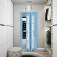 thumbnail image 3 of Sliding Closet Bi-fold Doors | Veregio 7412 Aquamarine with Frosted Glass, 3 of 5