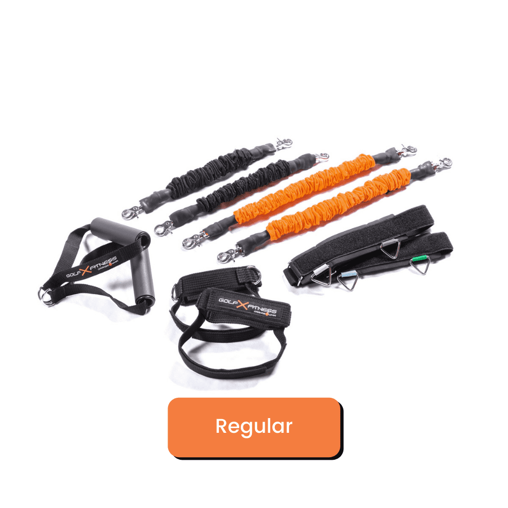Orange Whip Power Strap Kit, Regular, Golf Fitness & Swing Trainer