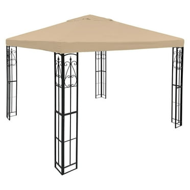Garden Winds Custom Fit Replacement Canopy Top Cover Compatible with The Rococo 71590117 8 x 8 Gazebo - Standard 350