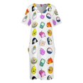 thumbnail image 4 of Adventure Time Cute Faces Loose Pocket Dress Women's clothing festival outfit women, 4 of 7