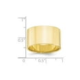 thumbnail image 3 of 10KY 12mm LTW Flat Band Size 6 in 10k Yellow Gold, 3 of 3