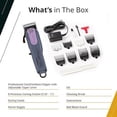 thumbnail image 5 of Wahl Professional 5 Star Series Magic Clip Cordless Hair Clipper, Lavender and Navy, Stagger-Tooth Blade Professional Hair Trimmer with Attachments, 100+ Minute Run Time, 5 of 6