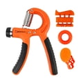 thumbnail image 4 of Empuñadura Agarre de antebrazo Resistencia ajustable para fitness (bolsa de almacenamiento naranja), 4 of 7