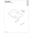 thumbnail image 6 of Kingston Brass VPB3308B Victorian 30-Inch Ceramic Console Sink (8-Inch, 3-Hole) in White, 6 of 8