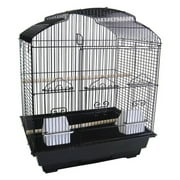 Ymlgroup 5804 3 by 8" Bar Spacing ShellTop Small Bird Cage - 18"x14" in Black