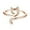Rose Gold, variant on Rings – Cat Ear Ring for Beginners | Adjustable DIY Knitting Tool | Tension Regulator Finger Ring in Gold Rose Gold, Rose Gold