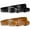 black+brown, variant on Timarkment 2pcs Women Leather Belts Skinny Solid Color Pin Buckle Black & Brown Belts for Womens