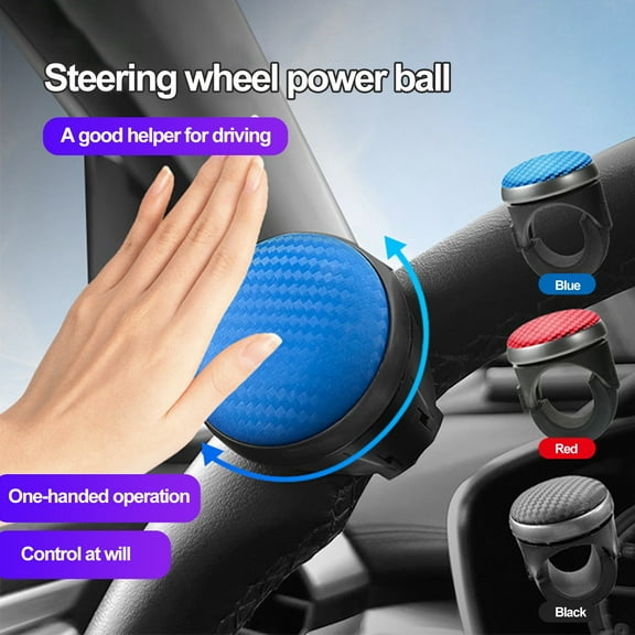 Fairnull Car Steering Wheel Knob Turning Power-Saving Auxiliary Car Truck Handle Booster Non-Slip Universal Bearing Steering Wheel Spinner