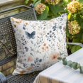 thumbnail image 2 of Watercolor Wildflowers Pillow Covers 18x18 Inch, Spring Pastoral Botanical Flowers Linen Pillowcase with Invisible Zipper, Decorative Throw Pillow Covers Cushion Case for Couch Sofa Bed Living Room, 2 of 9