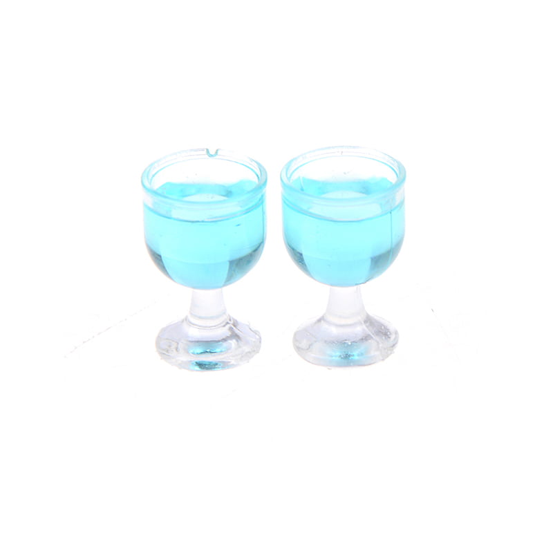 Details about   2PCS Dollhouse miniature red wine glasses cup goblet bar party drink 1:12 HFB1