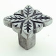 thumbnail image 4 of Renovators Supply Iron Kitchen Cabinet Knob Pull Decorative Flower style Pewter Finish Vintage Metal Knobs for Kitchen Cabinet, Dresser or Drawer Pull Handle w/Screws Pack of 4, 4 of 8