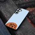 thumbnail image 4 of WIRESTER Shockproof Soft Rubber Cover Case for Samsung Galaxy A16 5G 6.7", Animal Ruby Cavalier King Charles Spaniel Dog (S2) On Light Blue Background, 4 of 5