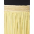 thumbnail image 6 of Rayon Womens Skirts Gauze High Waist Skirt for Women Solid Midi Skirt for Ladies Long Knee Length Girls Fashion Online By Oussum, 6 of 6