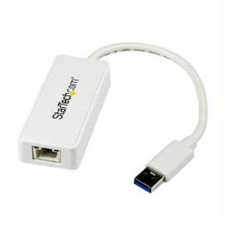 UPC: 0065030851909 | StarTech.com USB 3.0 to Gigabit Ethernet Adapter NIC w/ USB Port  White